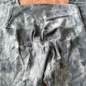 Lululemon Align Gray Tie-Dye Leggings